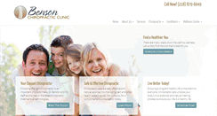 Desktop Screenshot of bensonchiro.com